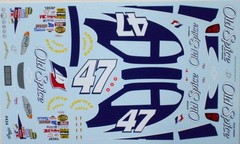 NASCAR DECAL #47 OLD SPICE 2004 NASCAR MONTE CARLO TALLADEGA NIGHTS 1/24