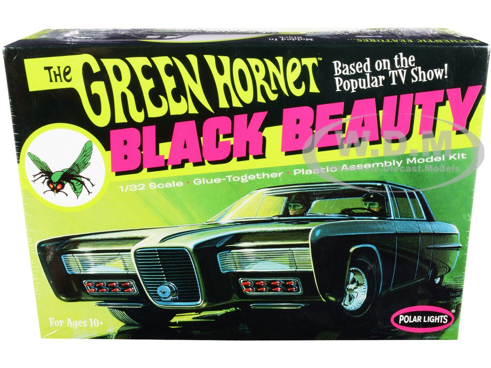 SKILL 2 MODEL KIT BLACK BEAUTY THE GREEN HORNET TV SHOW 1/32 POLAR LIGHTS POL994