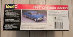 Vintage 1994 Revell #7146 1967 CHEVELLE #SS396 Muscle Car Model Kit Complete