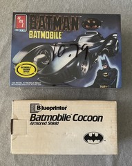 AMT ERTL 1989 BATMAN Movie Batmobile & Mail Away Cocoon Armored Shield