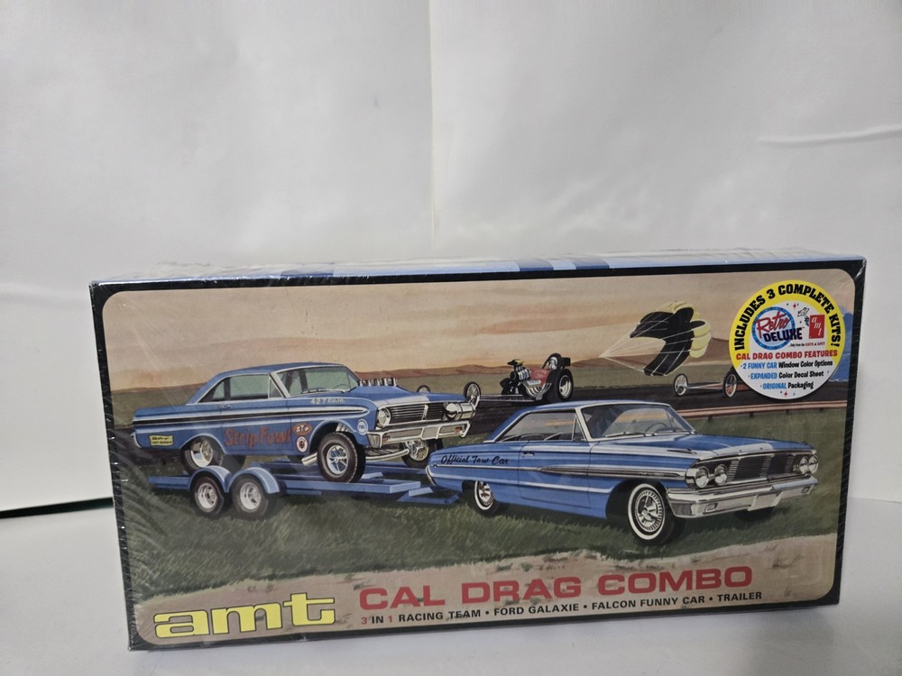 AMT 1-25 Ford Cal Drag Combo Sealed New Sweet