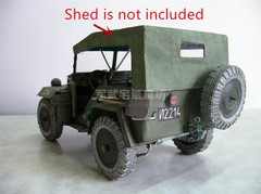 Soviet Military Vehicle Jeep GAZ-67 1:25 Scale DIY Handcraft Paper Model Kit