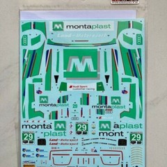 S.K. Decals SK24118 Audi R8 LMS GT3 Montaplast IMSA Daytona 24H 2017 Decal Sheet
