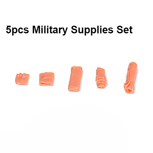 1/72 Diorama WWII Military Supplies Sandbag Wall Trench Bunker Scene Display DIY
