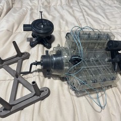 Revell Visible V-8 Engine 1:4 Scale Model Kit As Is, Needs Reassembled/As Is