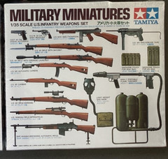 Tamiya 35121 U.S. Infantry Weapons Set 1:35 Scale Model Kit 1/35 WWII