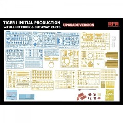 RyeField RFM RM 5131 1/35 Tiger I Initial Production w/Full Interior & Cutaway