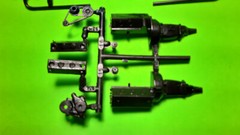 32 Ford Delivery 1/25 Chevy 350 Engine Chrome Blower Supercharged Tunnel Ram