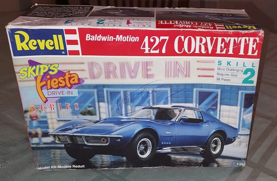 1991 REVELL MODEL BALDWIN-MOTION 427 CORVETTE SKIP FIESTA DRIVE-IN SERIES NIB