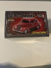 Motorworks By Revell 1937 Ford Sedan 1:24 Scaled Model Kit Sealed In Plastic