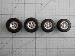 1/25 Cragar S/S GASSER / DRAG WHEELS / SLICKS and front runner TIRES