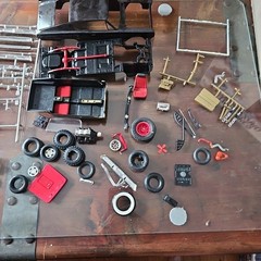 Vtg General Lee Dodge Charger & 57 Chevy Hardtop 1/25 Parts Or Repair SEE