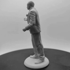 1/24 Scale Resin Figure Model Kit Gangster Godfather Unassembled, Unpainted Mode