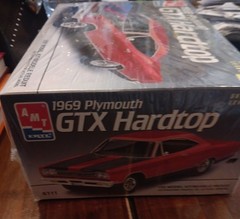 1969 Plymouth GTX Hardtop 1/25 AMT Ertl MODEL KIT #6111 new sealed