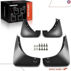 A-Premium Set of 4pcs Splash Guard Mud Flaps Compatible with Buick Enclave