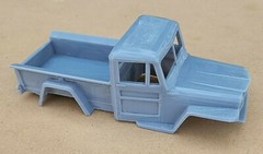 RESIN 3D PRINTED 1/24 1946 WILLYS JEEP PICKUP BODY