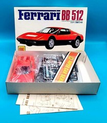 Ferrari BB 512 Otaki 1:24 Model Kit #OT3-95 Parts Sealed Inside NIB UNASSEMBLED