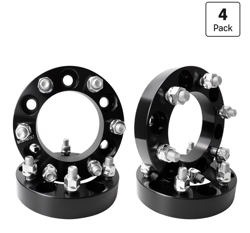 6×5.5 Wheel Spacers Fit for Tahoe, Avalanche, Yukon XL, Frontier Pro-4X, 1 inch