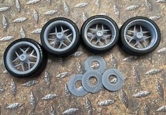 Resin 21/20 Inch “Venom” Model car Wheels and Tires 1/24 1/25 scale