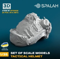Tactical helmet 5 pcs Set of scale models 1/35 SPALAH 12635