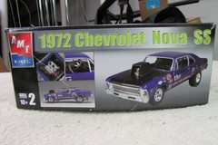 AMT ERTL ’72 Chevrolet Nova SS 1:25 Model Kit 31547 The Old Pro OPEN BOX