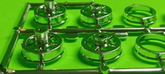 Torq Thrust D Rim American Racing 1/25 AMT Chevy Bel Air Street Rod Wheel Tire