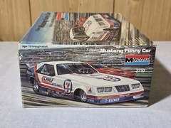 Vintage 1/24 MONOGRAM 7-ELEVEN MUSTANG FUNNY CAR #2710 FACTORY SEALED INSIDE ’85