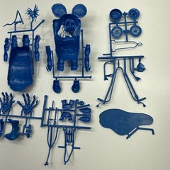 REVELL ED “BIG DADDY ” ROTH BROTHER RAT FINK ON A BIKE MODEL TEST SHOT! RARE!