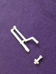 Kenworth W-925 AUXILIARY TRANS SHIFT LINKAGE & MOUNT from AMT 1:25 Model Kit