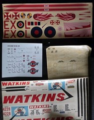 Old Pro, Watkins, 1952, 27 FD, Montana Decal Lot 1:24 AMT Waterslide 1:25 Decals