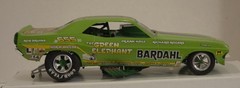 Custom Built Jo-Han/Polar Lights BARDAHL the Green Elephant Dodge Challenger F/C