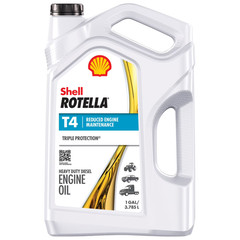 2 Pack Shell T4 Triple Protection 15W-40 Diesel Engine Oil, 1 Gallon