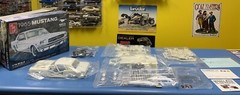 AMT/ ROUND 2 1965 MUSTANG 1/16 SCALE -50 YEARS OF MUSTANGS “NO INSTRUCTIONS”
