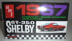 SKILL 2 MODEL KIT 1967 FORD MUSTANG SHELBY GT350 BLACK 1/25 SCALE AMT AMT834 M