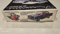 1957 Chevrolet Bel Air Hardtop Big 1/16 Model Kit AMT New In Box Not Sealed