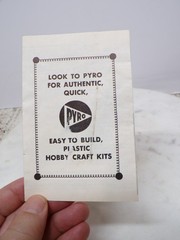 1957 Pyro Chevy Hard Top Chevrolet Model Car Instructions