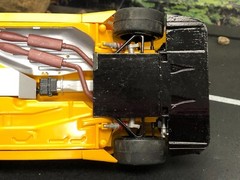 Pre-built AS-IS Unbranded Plastic Model Kit MERCEDES-BENZ AMG PROMARKT Yellow