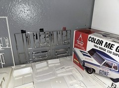 Lindberg Color Me Gone 1964 Dodge 330 Super Sport 1:25 Model Kit – Extra Metal