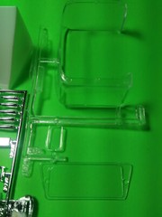 1976 GMC General 1/25 semi truck model part cab body glass chrome mirror horn