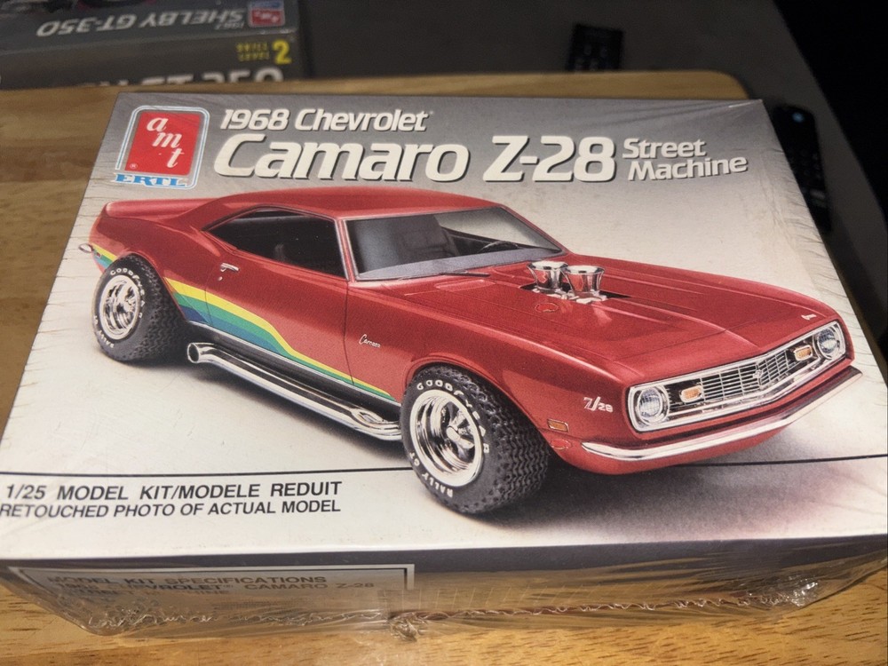 68 CAMARO Z28 STREET MACHINES PLASTIC MODEL KIT #6530 NEW In Box