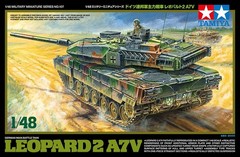 Tamiya TA32607 1/48 German Main Battle Tank Leopard 2 A7V Assemble Model Kit