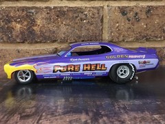 1/16 PURE HELL 1970 DUSTER FUNNY CAR DECAL/REVELL/ATLANTIS/MPC/POLAR LIGHTS/AMT