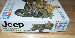 Tamiya, Jeep Willys MB 1/4 Ton 4×4 Truck, Model #35219, Scale 1:35, Open Box