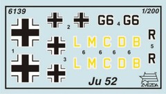 1/200 Snap Fit Junkers Ju 52 Zvezda 6139 Plastic Model kit (Art of Tactic)