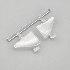 AMT/ERTL 1/25 Bill Elliott Thunderbird 6740 Parts Kitbash Clear Side Windows