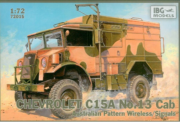 IBG 72015 Chevrolet C.15A No.13 Cab Australian Pattern Wireless / Signals 1/72