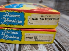 2 Ideal Precision Miniatures Wagon Hansom Cab Coach Plastic Scale Model Kit