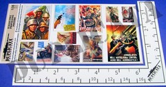 Diorama/Model Accessory – 1/35 Italian Propaganda Posters, Various Sizes – WW2