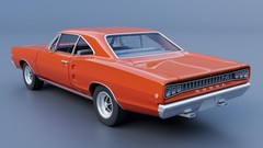 ABS-LIKE RESIN 3D PRINTED 1/25 1968 DODGE CORONET 2-DOOR R/T FULL KIT