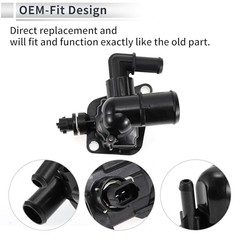 Inner Car Thermostat for Vauxhall Corsa for Astra Meriva Combo 1.3 Durable